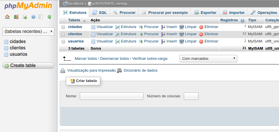 Tela phpmyadmin2 hostinger.png
